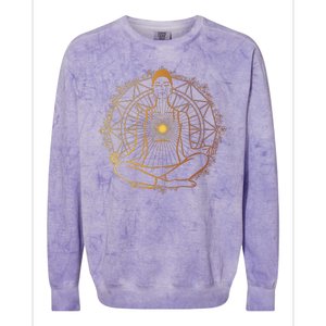 Enlightened Spiritual Colorblast Crewneck Sweatshirt