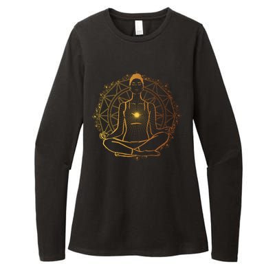 Enlightened Spiritual Womens CVC Long Sleeve Shirt