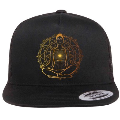 Enlightened Spiritual Flat Bill Trucker Hat