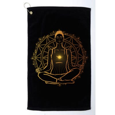 Enlightened Spiritual Platinum Collection Golf Towel