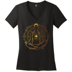 Enlightened Spiritual Women's V-Neck T-Shirt