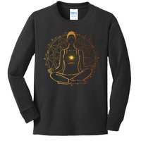 Enlightened Spiritual Kids Long Sleeve Shirt