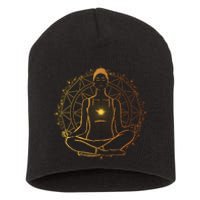 Enlightened Spiritual Short Acrylic Beanie