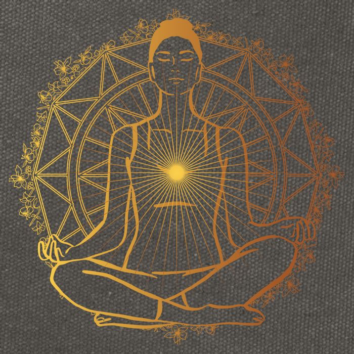 Enlightened Spiritual Cotton Canvas Backpack