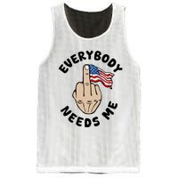 Everybody Needs Me American Flag Mesh Reversible Basketball Jersey Tank