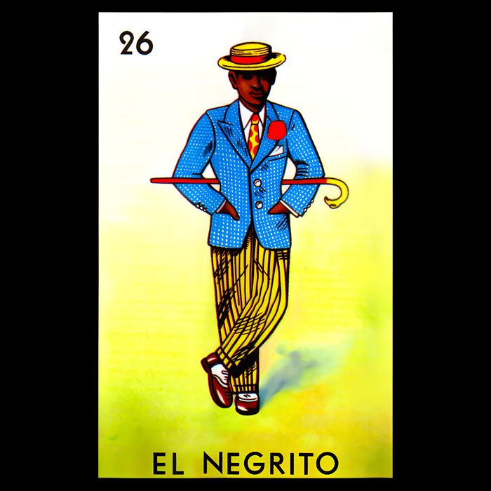 El Negrito Mexican Lottery Cards Lotto Mexicana Bingo Loto T-Shirt