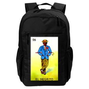 El Negrito Mexican Lottery Cards Lotto Mexicana Bingo Loto Daily Commute Backpack