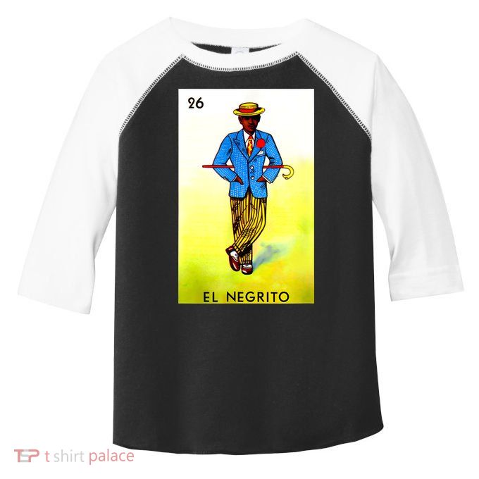 El Negrito Mexican Lottery Cards Lotto Mexicana Bingo Loto Toddler Fine Jersey T-Shirt