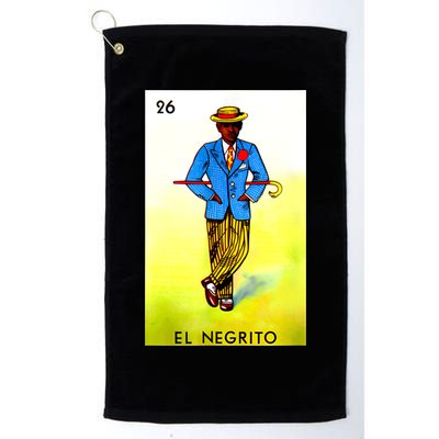 El Negrito Mexican Lottery Cards Lotto Mexicana Bingo Loto Golf Towel