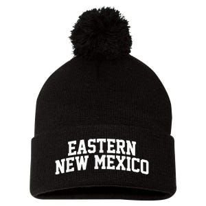 Eastern New Mexico Athletic Arch College University Alumni Pom Pom 12in Knit Beanie