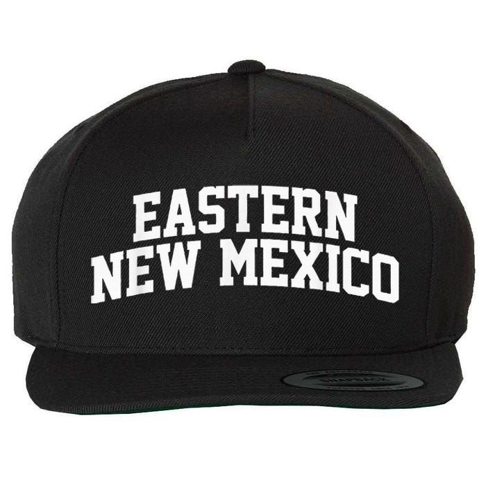 Eastern New Mexico Athletic Arch College University Alumni Wool Snapback Cap