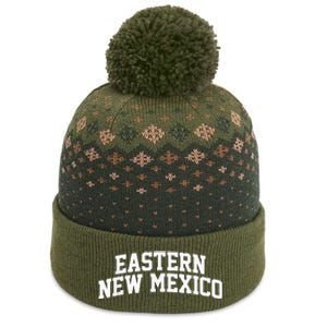 Eastern New Mexico Athletic Arch College University Alumni The Baniff Cuffed Pom Beanie