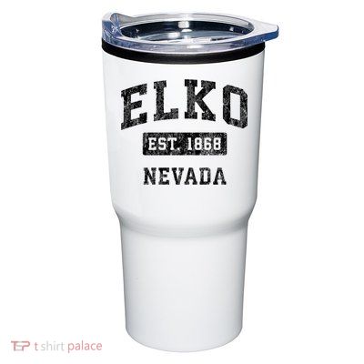 Elko Nevada Nv Vintage Established Sports Design Tumbler