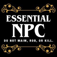 Essential Npc Non Playable Character Gaming Drawstring Bag