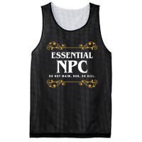 Essential Npc Non Playable Character Gaming Mesh Reversible Basketball Jersey Tank