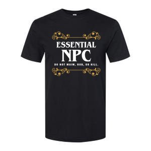 Essential Npc Non Playable Character Gaming Softstyle CVC T-Shirt