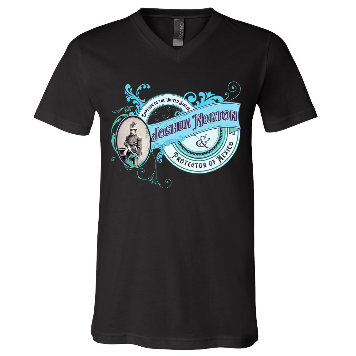 Emperor Norton Or Joshua Norton Emperor Of The United States V-Neck T-Shirt