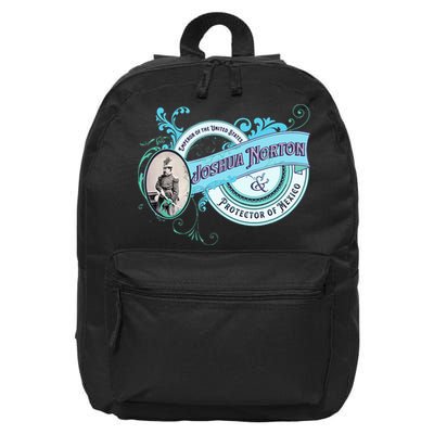 Emperor Norton Or Joshua Norton Emperor Of The United States 16 in Basic Backpack