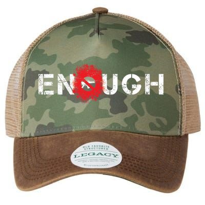 Enough End Gun Violence Splatter Protest Legacy Tie Dye Trucker Hat