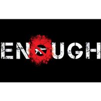 Enough End Gun Violence Splatter Protest Bumper Sticker