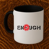 Enough End Gun Violence Splatter Protest Mug