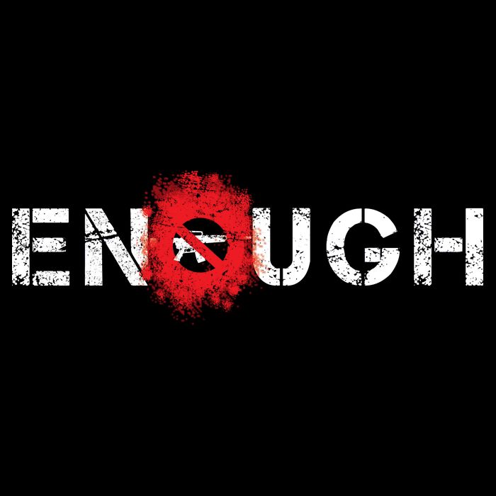 Enough End Gun Violence Splatter Protest Premium T-Shirt
