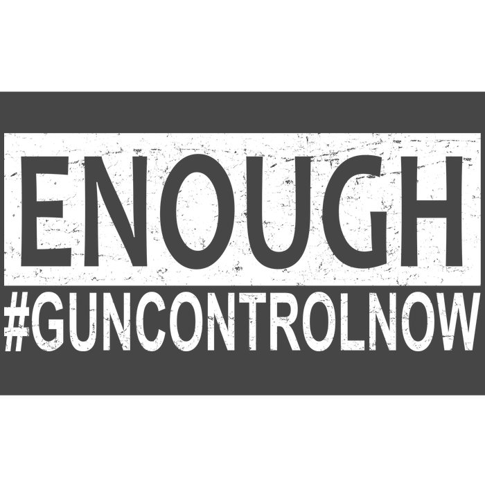 Enough Gun Control Bumper Sticker