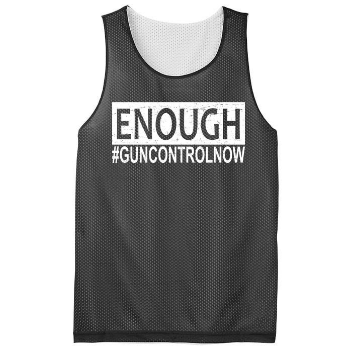 Enough Gun Control Mesh Reversible Basketball Jersey Tank