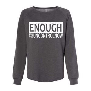 Enough Gun Control Womens California Wash Sweatshirt