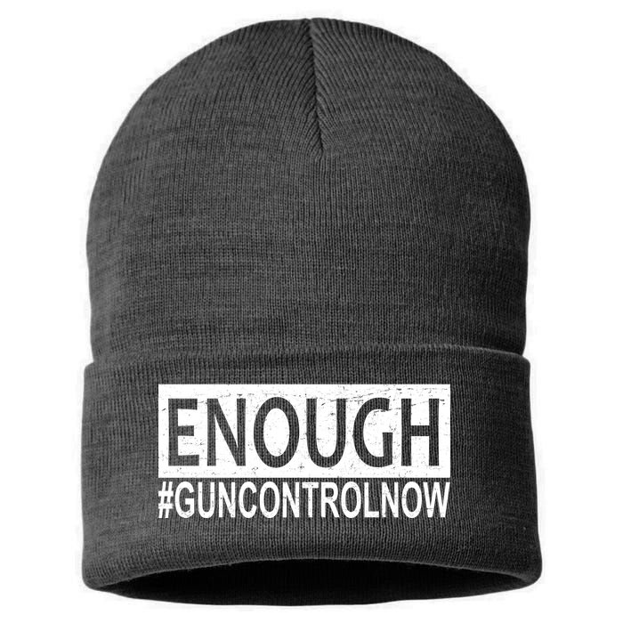 Enough Gun Control Sustainable Knit Beanie