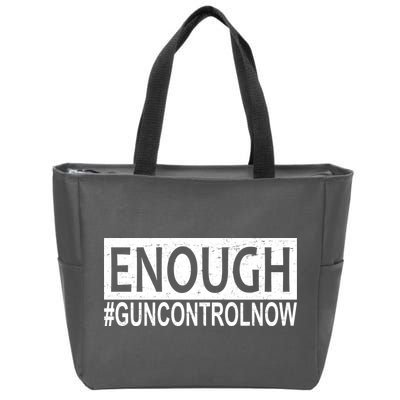 Enough Gun Control Zip Tote Bag