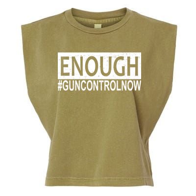 Enough Gun Control Garment-Dyed Women's Muscle Tee