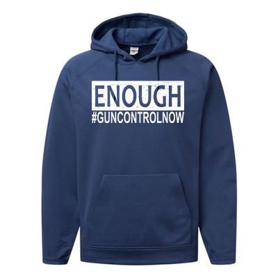 Enough Gun Control Performance Fleece Hoodie