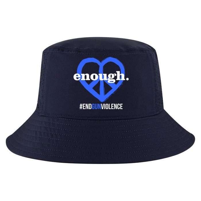 Enough Heart Peace Sign #ENDGUNVIOLENCE Cool Comfort Performance Bucket Hat