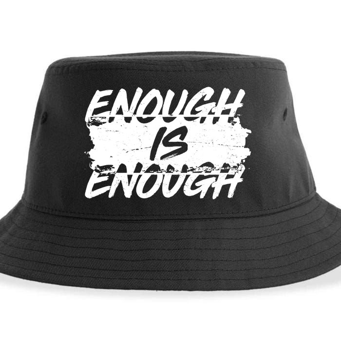 Enough Is Enough Black Lives Matter Protest Sustainable Bucket Hat