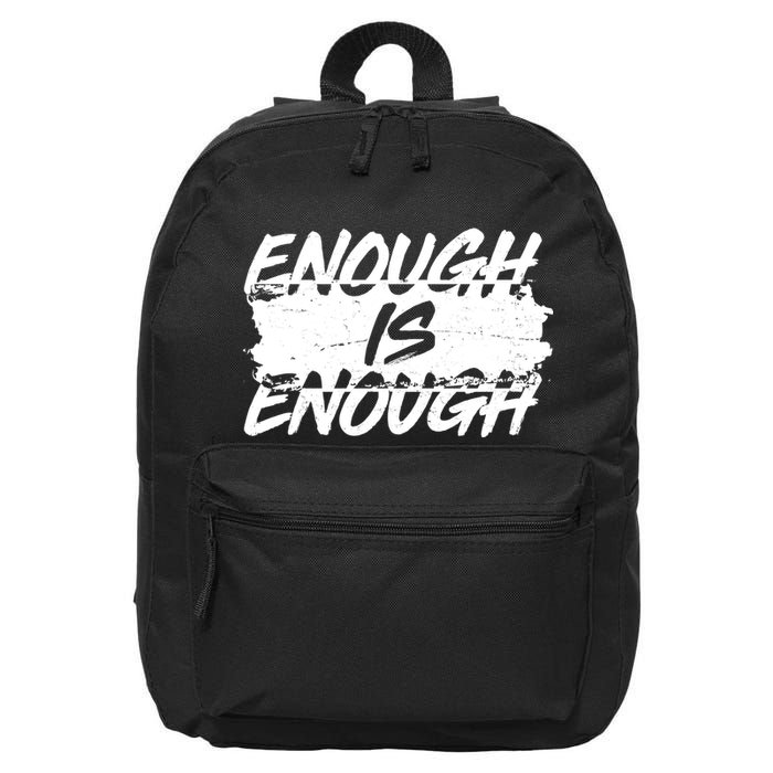 Enough Is Enough Black Lives Matter Protest 16 in Basic Backpack