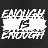 Enough Is Enough Black Lives Matter Protest Golf Towel