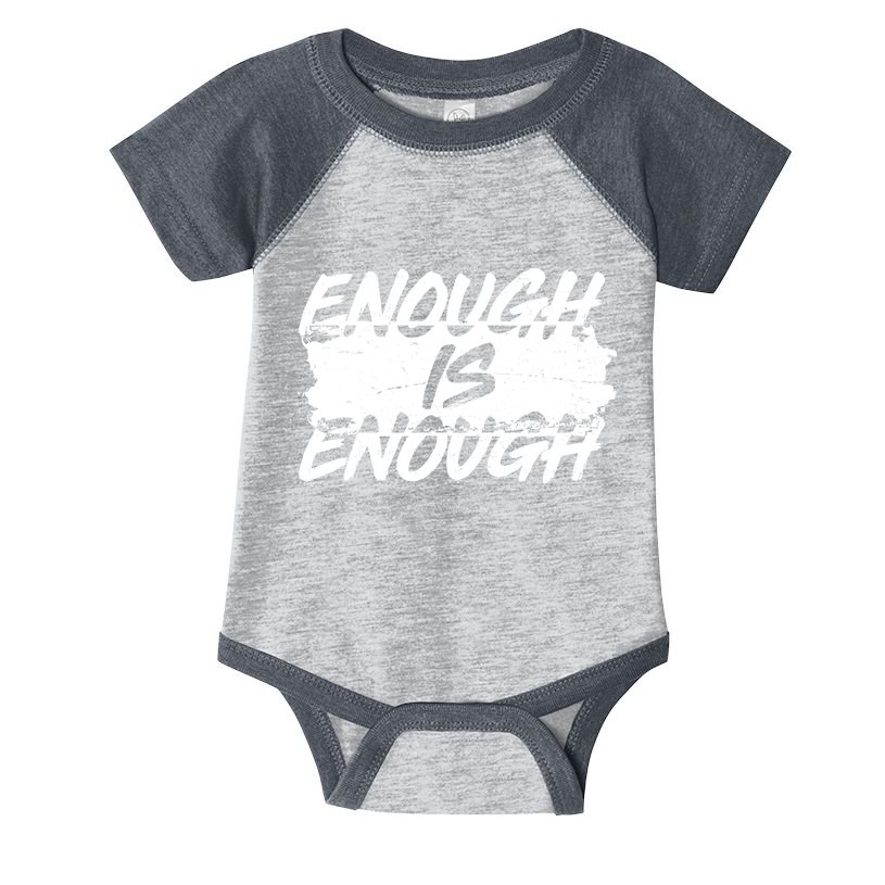 Enough Is Enough Black Lives Matter Protest Infant Baby Jersey Bodysuit