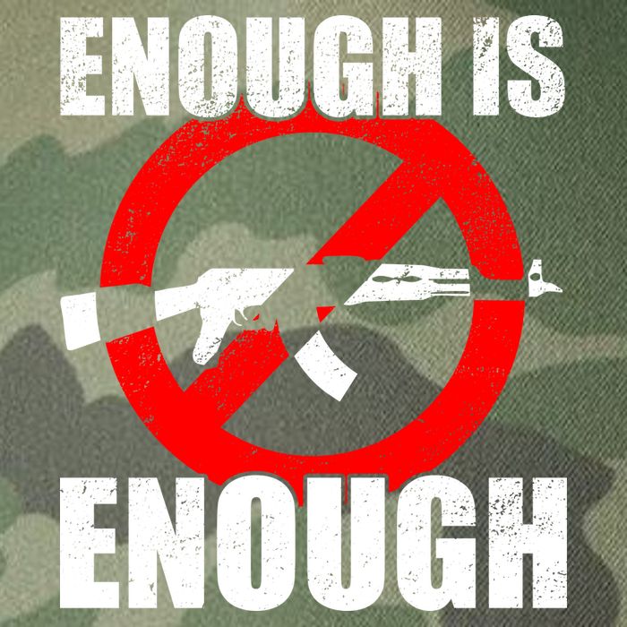 Enough Is Enough Gun Control Anti-Gun Legacy Tie Dye Trucker Hat