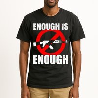 Enough Is Enough Gun Control Anti-Gun Tall T-Shirt