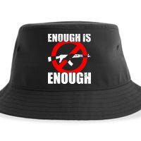 Enough Is Enough Gun Control Anti-Gun Sustainable Bucket Hat