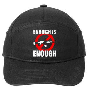 Enough Is Enough Gun Control Anti-Gun 7-Panel Snapback Hat