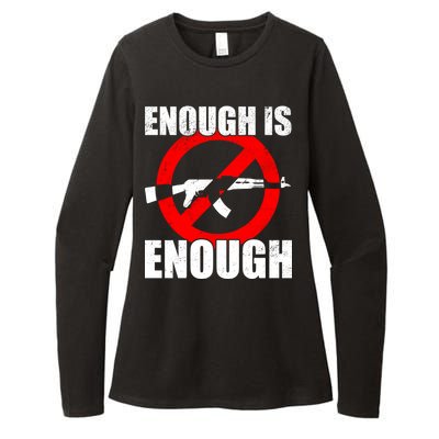 Enough Is Enough Gun Control Anti-Gun Womens CVC Long Sleeve Shirt