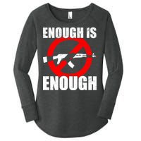 Enough Is Enough Gun Control Anti-Gun Women's Perfect Tri Tunic Long Sleeve Shirt