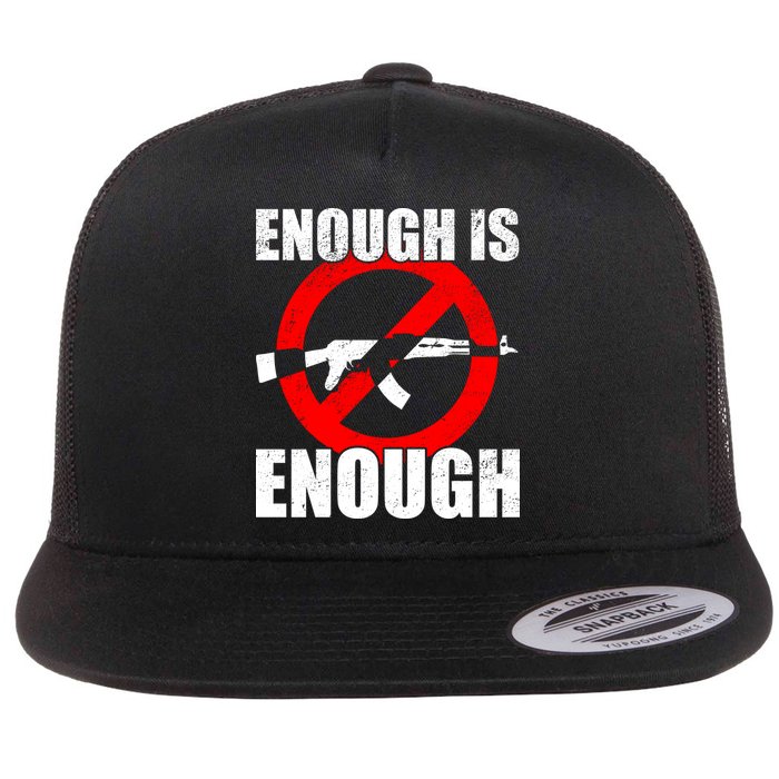 Enough Is Enough Gun Control Anti-Gun Flatbill Hat