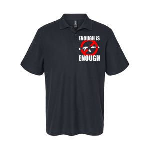 Enough Is Enough Gun Control Anti-Gun Softstyle Adult Sport Polo