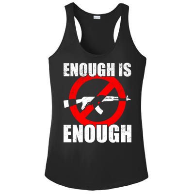 Enough Is Enough Gun Control Anti-Gun Ladies PosiCharge Competitor Racerback Tank