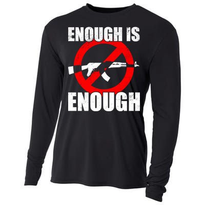 Enough Is Enough Gun Control Anti-Gun Cooling Performance Long Sleeve Crew