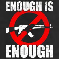 Enough Is Enough Gun Control Anti-Gun Golf Towel