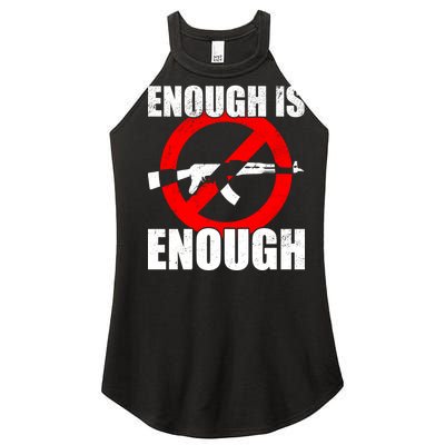 Enough Is Enough Gun Control Anti-Gun Women's Perfect Tri Rocker Tank